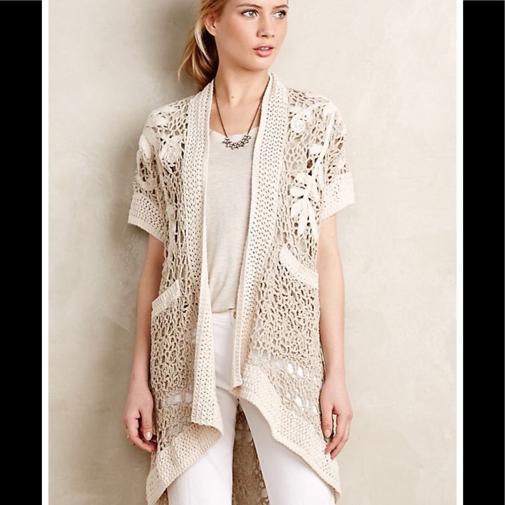 Anthropologie crochet kimono - Angel of the North